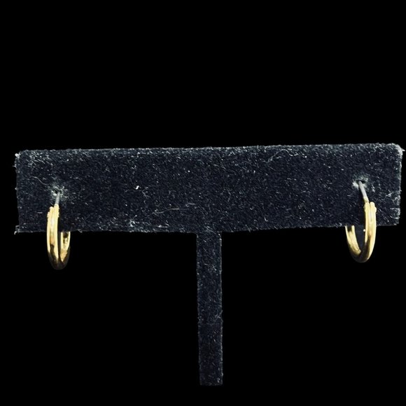 Lot of 6 Gold Tone Pierced Earrings (4838) - Picture 3 of 9